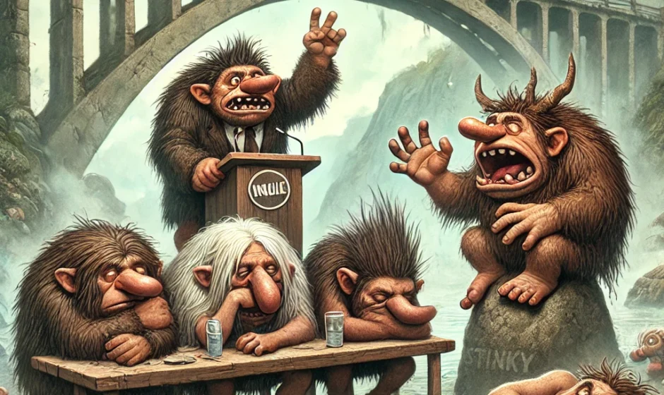 The Wild World of Troll Politics: A Battle of Grumps