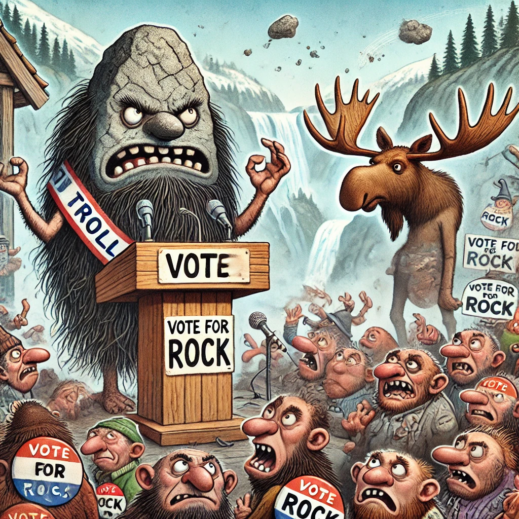 The Great Troll Election: Chaos, Scandal, and an Uncontrollable Moose