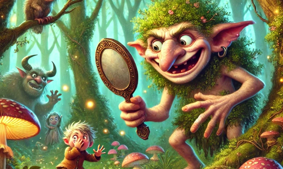 The Comical Chronicle of Tricky Troll's Near Human Encounter