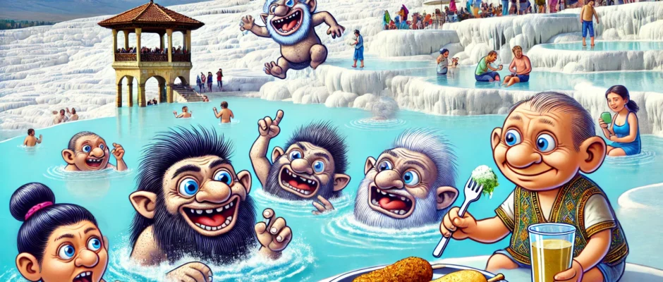 Trolls Take on Pamukkale: A Steamy, Confusing, and Hilariously Hopeless Adventure