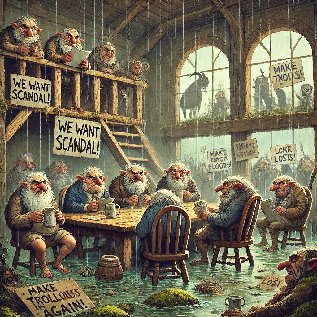 Trollheim Council Holds Smooth Meeting — Public Outraged, Demand Immediate Chaos