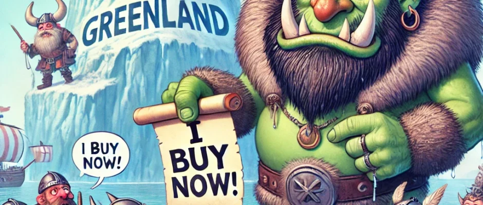 TROLL KING'S GRAND SCHEME: BUYING THE FROZEN WASTELANDS OF GREENLAND!