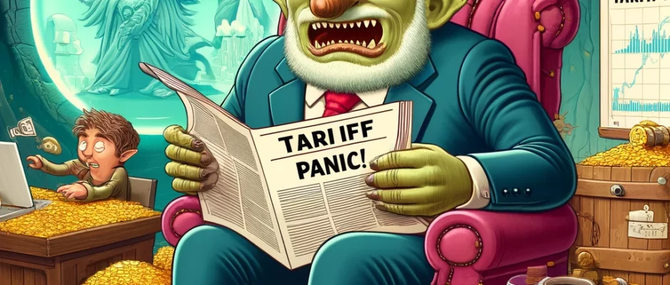 Troll Market in Turmoil as King Drumpf's Tariff Tantrum Rattles Investors
