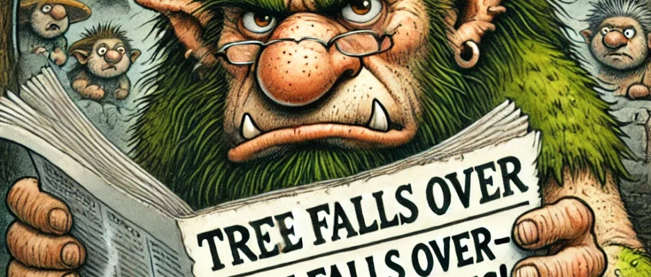 Moss Residents Outraged as Tree Dares to Fall Over