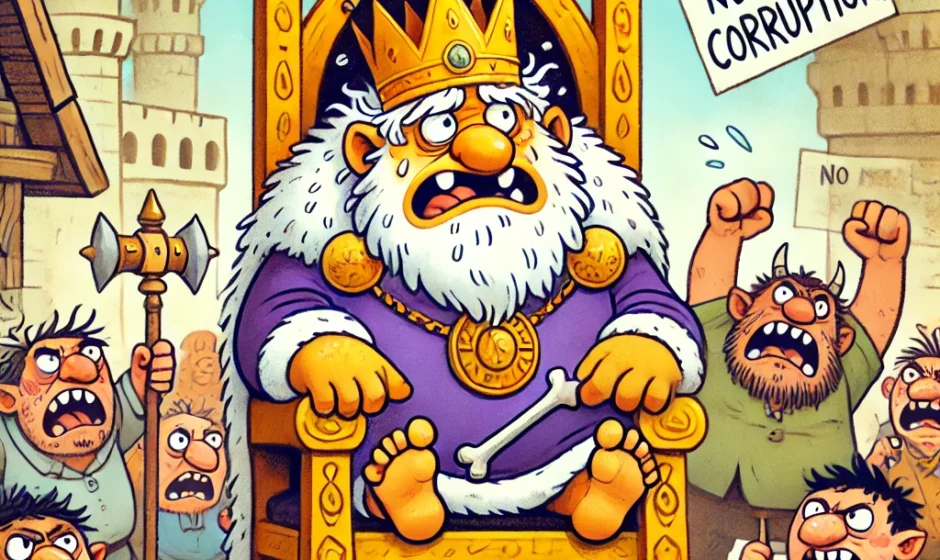 Troll King Snagrak the Fat's Government Teeters Amid Corruption Scandal