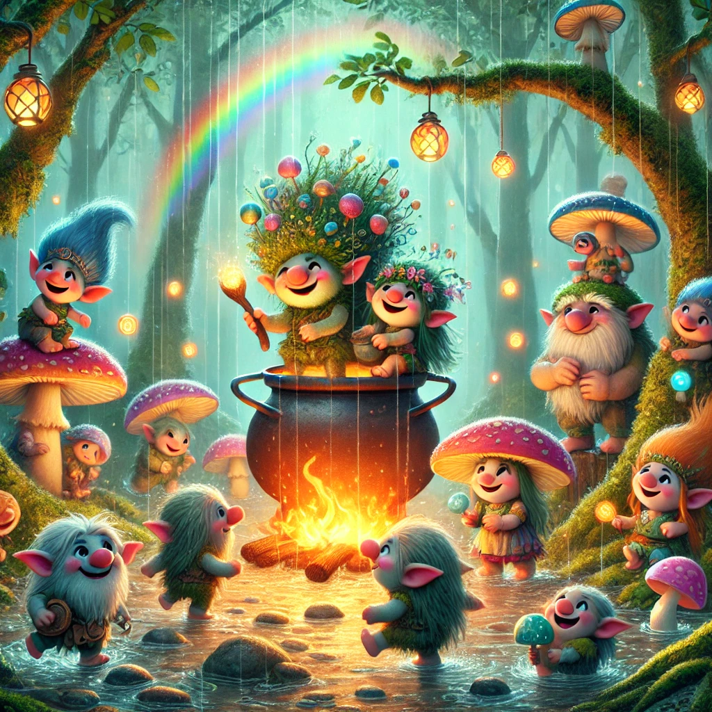 Gloomsburg Trolllings Create Rainbow Festival After Heavy Rains – ‘We Just Followed the Mushrooms!’