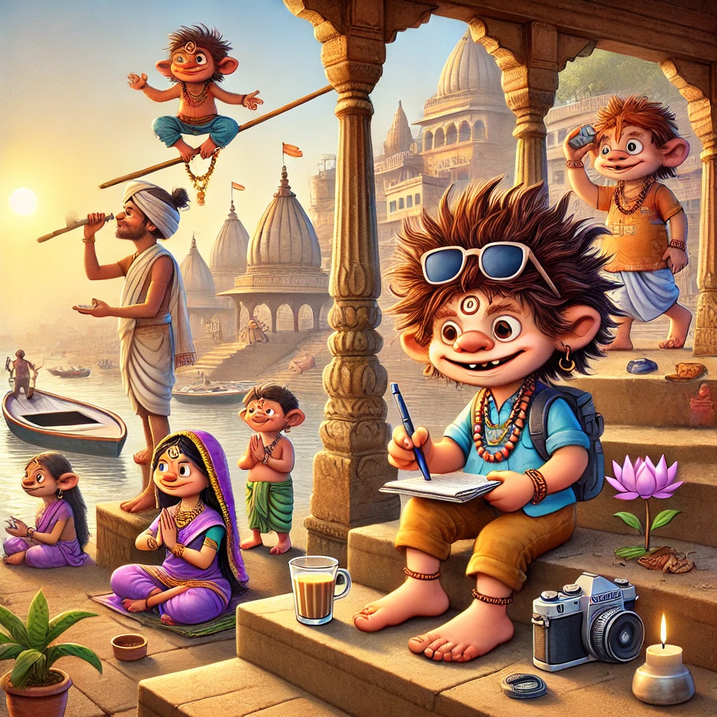 ?“Welcome to the Ghats of Varanasi, Where Time, Tea, and Trolls All Stand Still”?