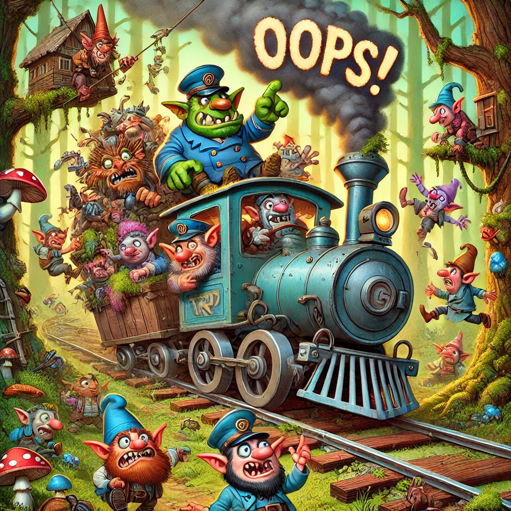 ? TROLLRAIL TUMBLES INTO MUSHROOM MAYHEM! ?”Bane NOR’s Big Day Goes Off the Rails—Literally, Figuratively, and Hysterically”