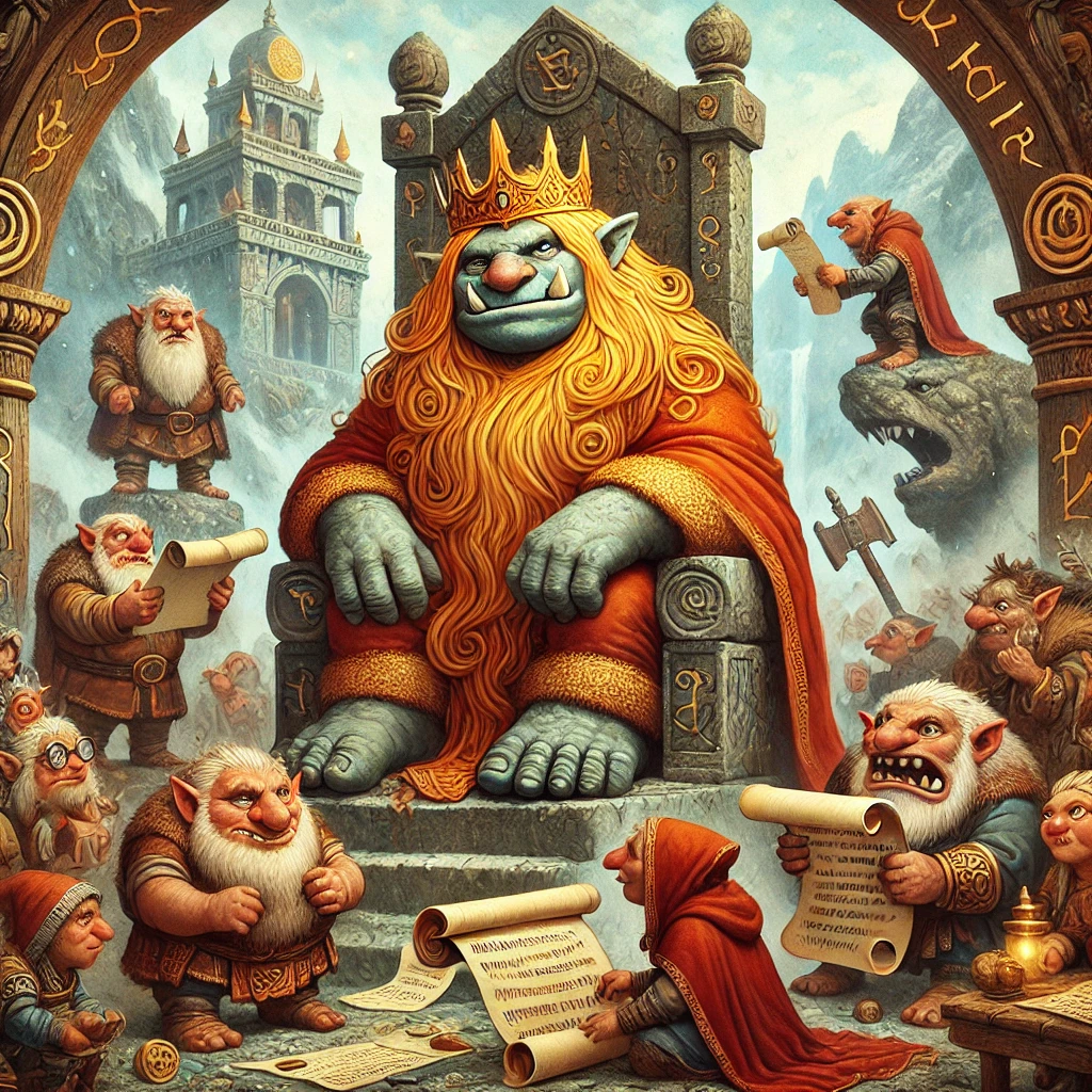 Trollheim’s Chronicles: The Tale of Grump the Gold-Haired Chieftain