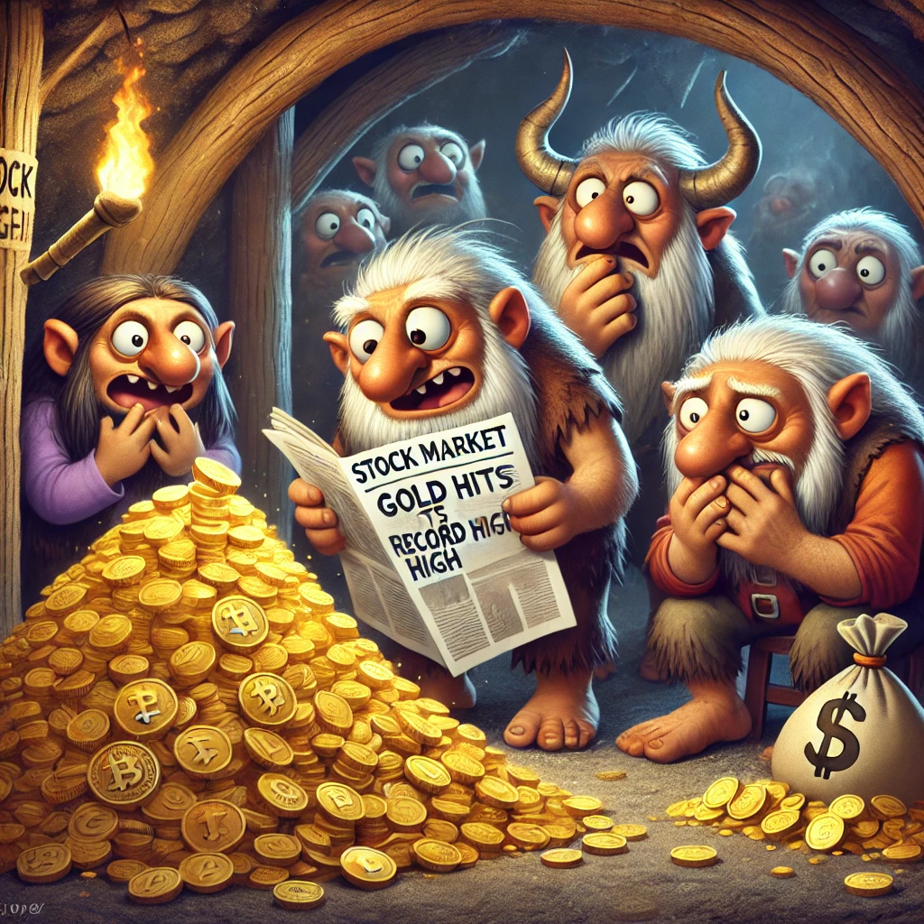 Gold Prices Soar as Trolls Abandon Traditional Hoards