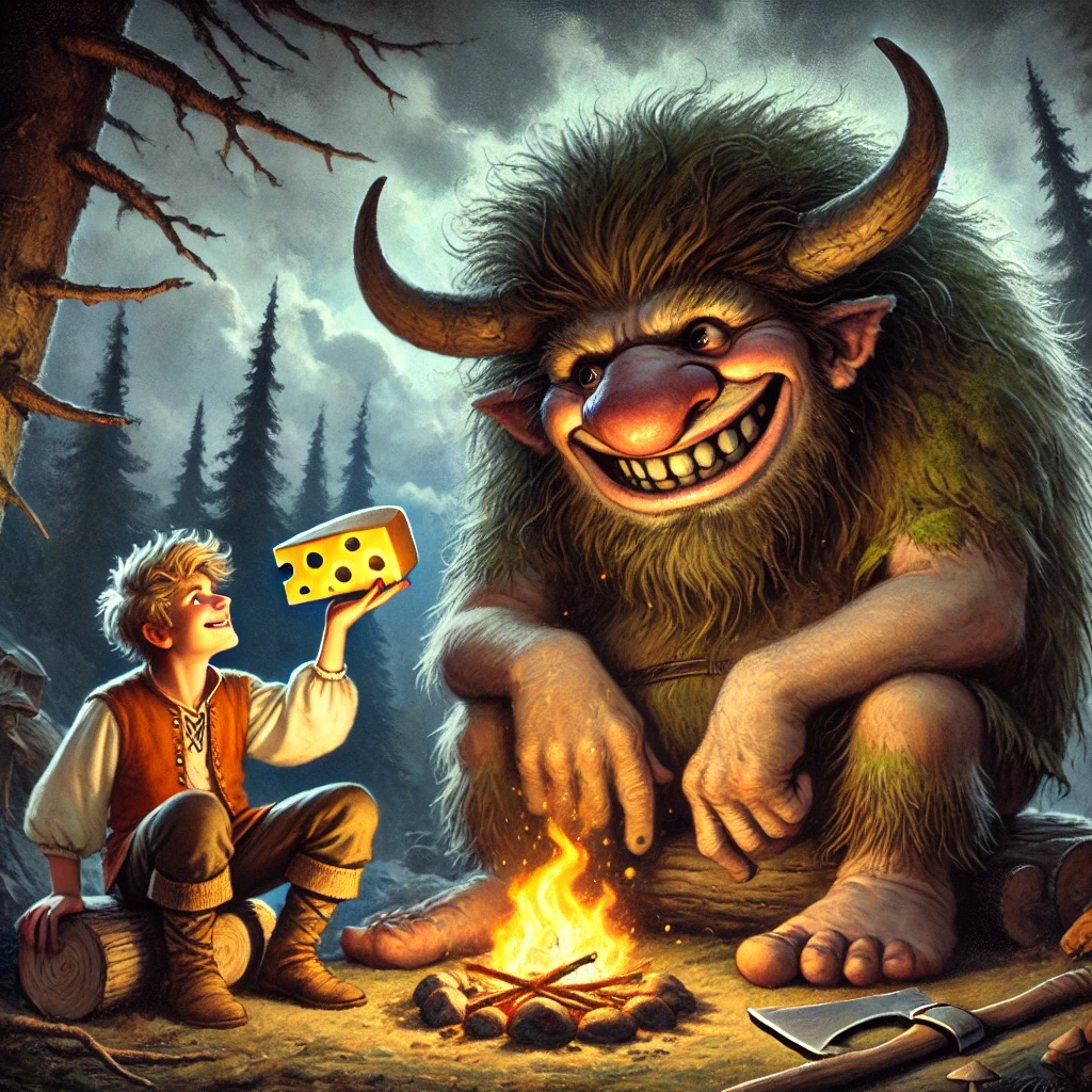 The Tale of Askeladden and the Troll with the Seven Stomachs