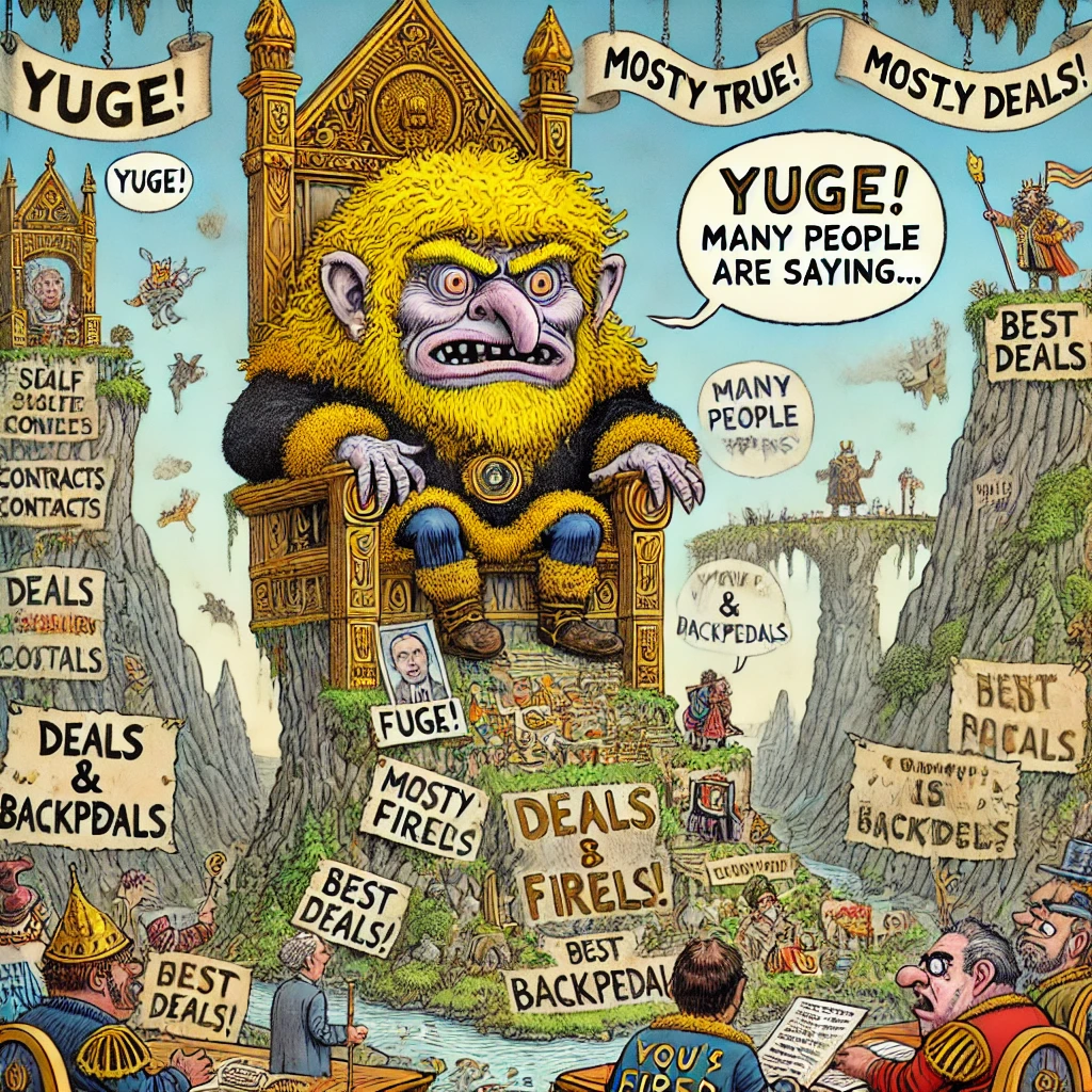 Interview with Trollald Drumph: The Mountain King of Self-Promotion