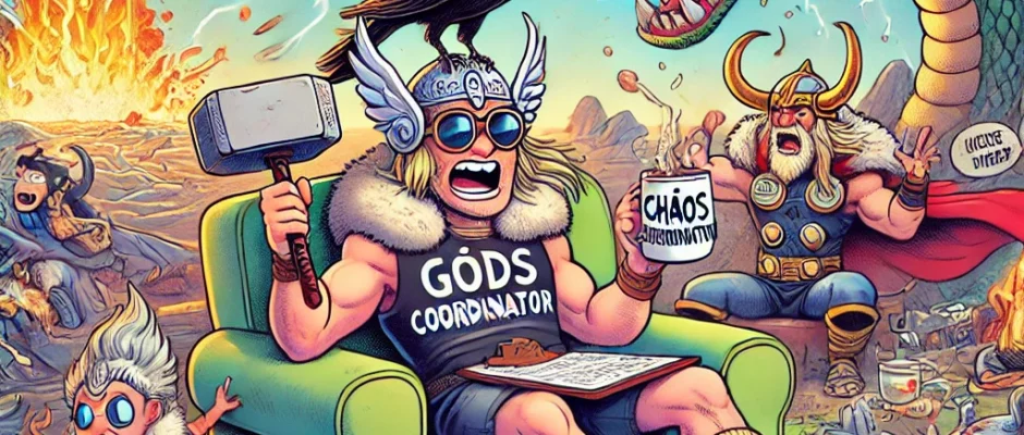 ? RAGNARÖK OFFICIALLY UNDERWAY: GODS LATE, WOLVES ON TIME