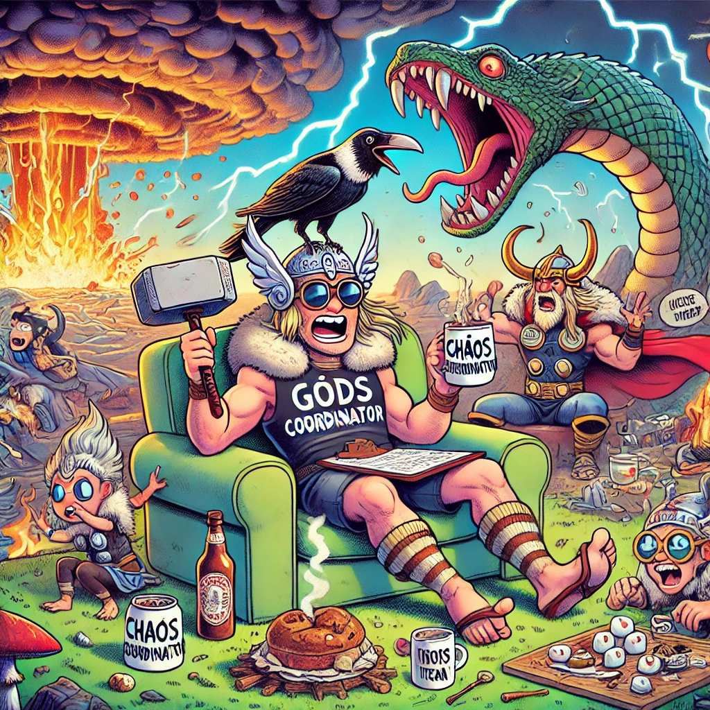 ? RAGNARÖK OFFICIALLY UNDERWAY: GODS LATE, WOLVES ON TIME
