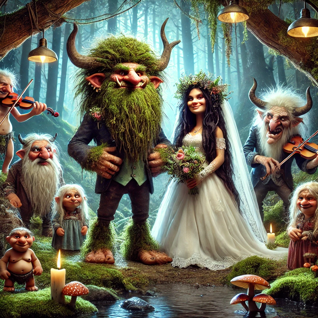 “Chaos, Love, and Questionable Buffet Choices: The First Ever Inter-Species Wedding Unites Trolls, Humans, Huldra, Nøkken, and Other Creatures Who Probably Shouldn’t Be in the Same Room”