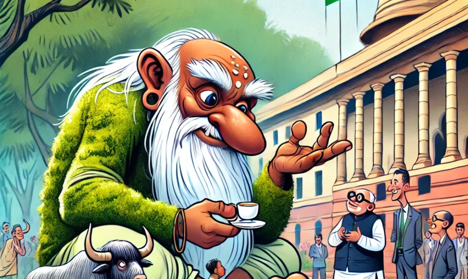 Troll in the Temple: Trollgur Drek Meets India’s Leaders Amid Thunder and Tea