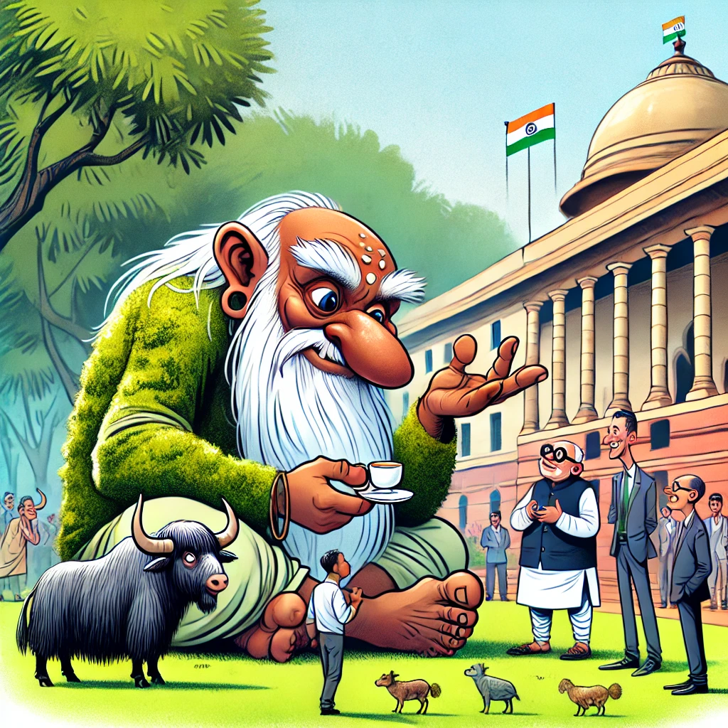 Troll in the Temple: Trollgur Drek Meets India’s Leaders Amid Thunder and Tea