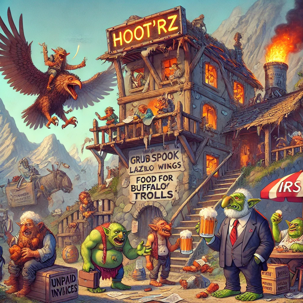 ? The Great Collapse of Owl-Eyed Eateries: A Troll’s Lament