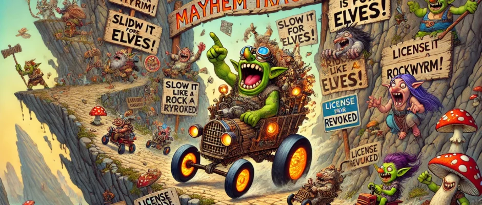 Mossy Mayhem: Speed Fiends Turn Mosseporten into Madness