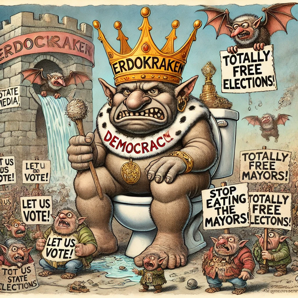Turkish Turmoil: President Erdokraken’s Tightening Grip Sparks Unrest