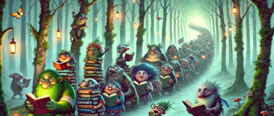 ?✨ Trollfolk Unite to Save the Books! 300 Trolls Form a Book Brigade in Gladegan to Help Beloved Book Nook ✨?