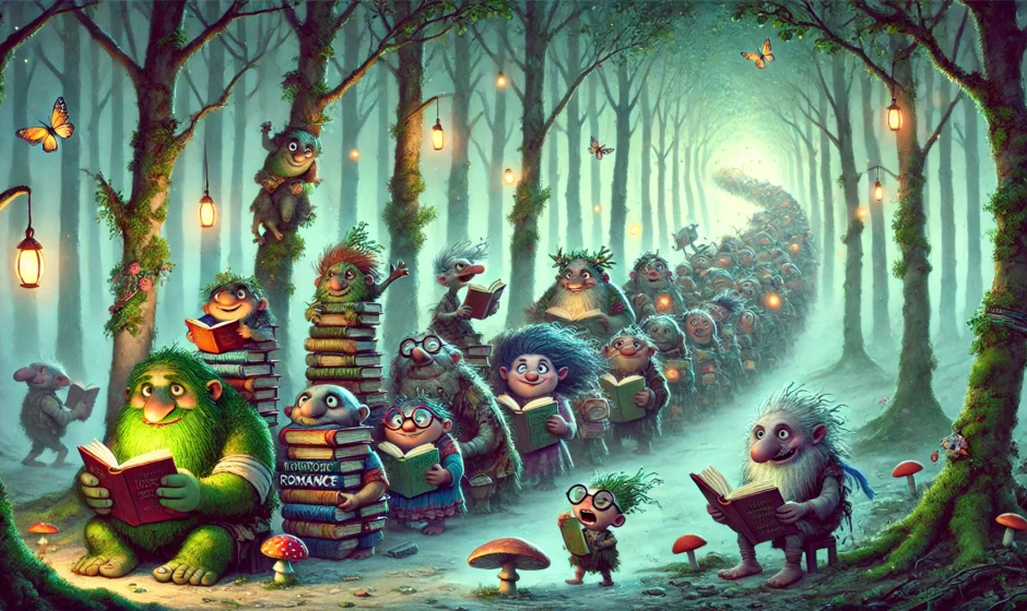 ?✨ Trollfolk Unite to Save the Books! 300 Trolls Form a Book Brigade in Gladegan to Help Beloved Book Nook ✨?
