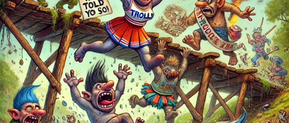 “Bridge to Dumm’en Collapses Under Weight of Delusionally Optimistic Festival Parade”