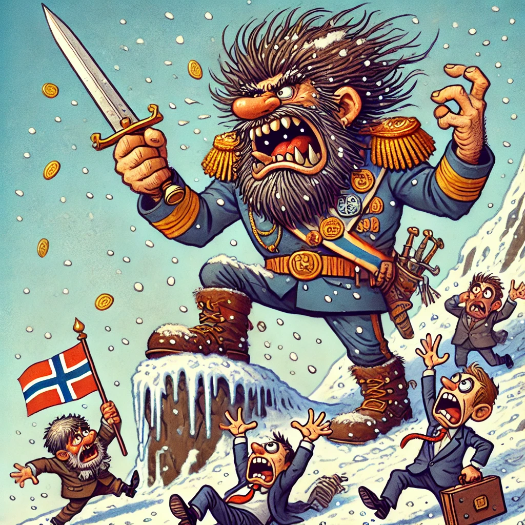 “Ghost-Troll Grovtark Rattles His Sabres Louder” – Eastern Bluff, Western Panic, Global Stupidity