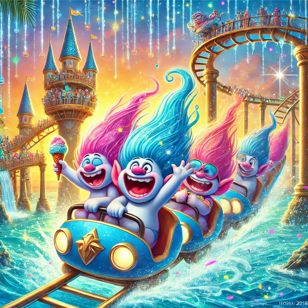 A Troll, a Dolphin, and a Waterslide Walk Into a Kingdom…