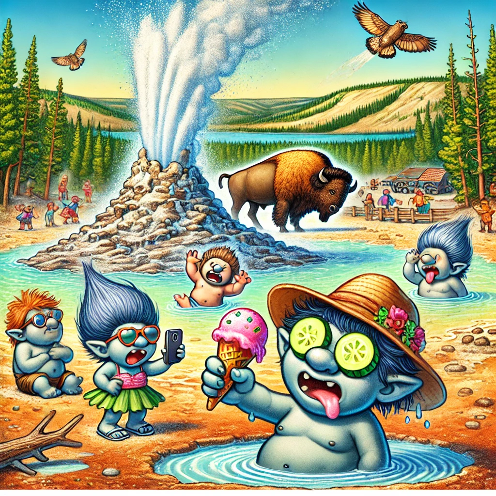 Yellowstone: The Place Where the Earth Farts, Steams, and Gurgles Like a Troll After Taco Night