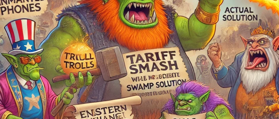 BIG ORANGE TROLL BREAKS TRADE, SURPRISES NO ONE