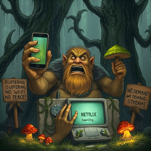 ? Jeløy’s Trolls Demand Wi-Fi: “Stone Tablets Are So 1000 B.C.”