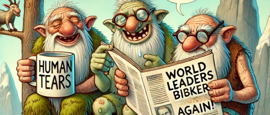 ?RUMBLING EARTH, RESTLESS NATIONS: THE WORLD TEETERS ON THE EDGE