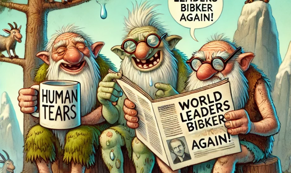 ?RUMBLING EARTH, RESTLESS NATIONS: THE WORLD TEETERS ON THE EDGE